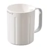 【CL】26Q1#2100 White vertical ceramic Panda mug, stainless steel insulated inner printed heat transfer creative coffee cup gift Item Picture